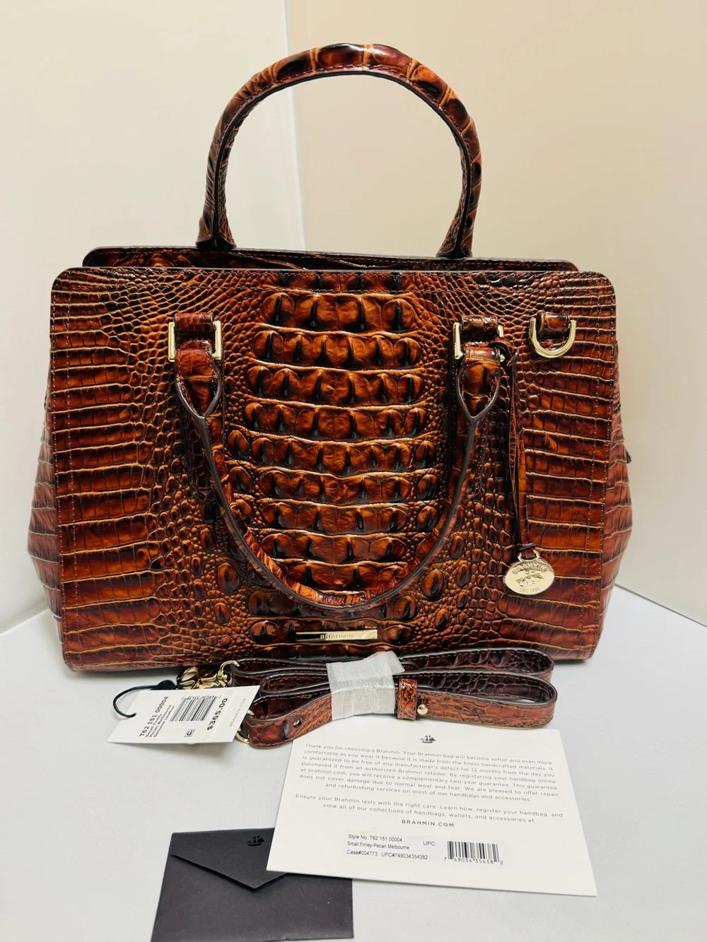 Brahmin Small Finley Pecan Melbourne
